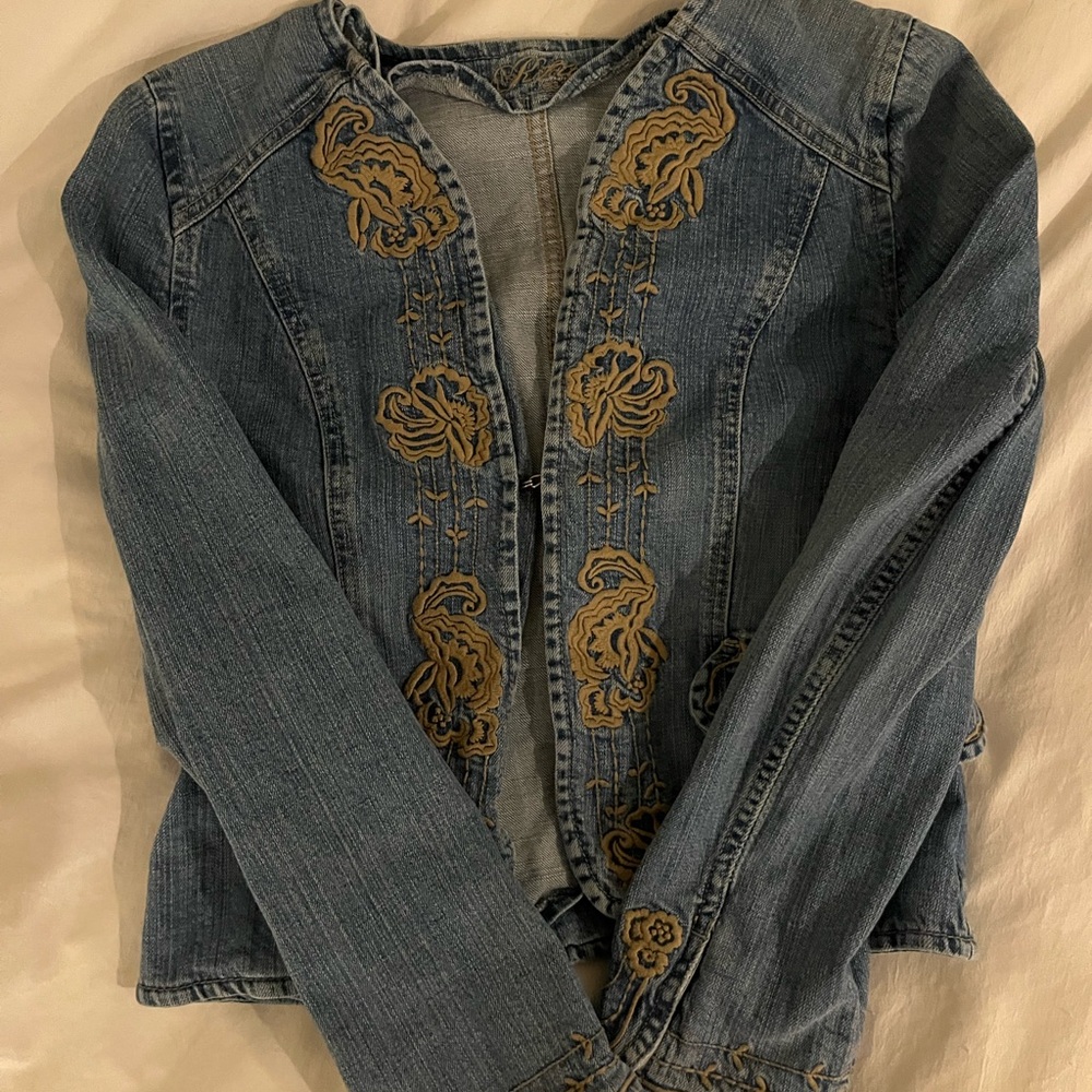Embroidered Denim Jacket